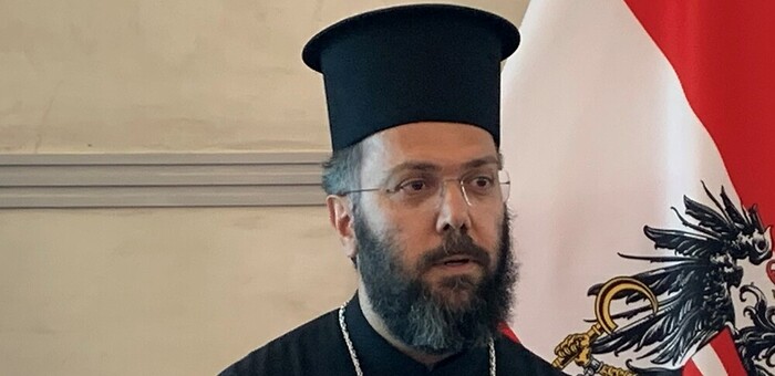 Erzbischof Arsenios (Kardamakis), griechisch-orthodoxer Metropolit / Kathpress/Paul Wuthe Erzbischof Arsenios (Kardamakis), griechisch-orthodoxer Metropolit