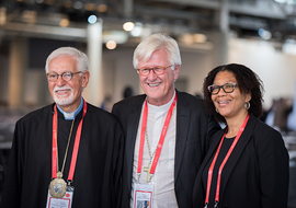 8 September 2022, Karlsruhe, Germany: Leadership of the WCC central committee elected at the conclusion of the 11th Assembly of the World Council of Churches, held in Karlsruhe, Germany from 31 August to 8 September, under the theme 'Christ's Love Mo