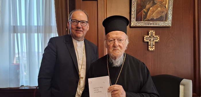 Bischof Hermann Glettler und der Ökumenische Patriarch Bartholomaios I.