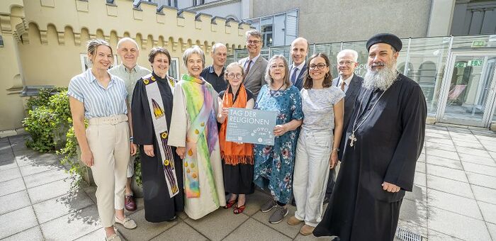 Interreligiöser Beirat mit Koordinatorin Eva Wenig.