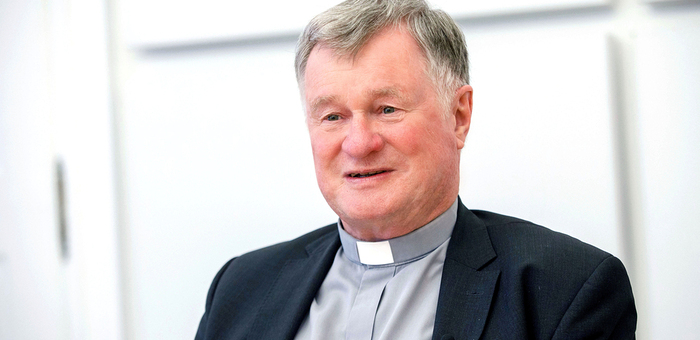 Bischof Manfred Scheuer beim Interview anl?sslich seines 70. Geburtstags.