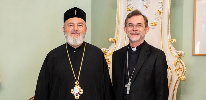 Metropolit Isaak Barakat Erzbischof Josef Grünwidl / schoenlaub 2026 Metropolit Isaak Barakat Erzbischof Josef Grünwidl