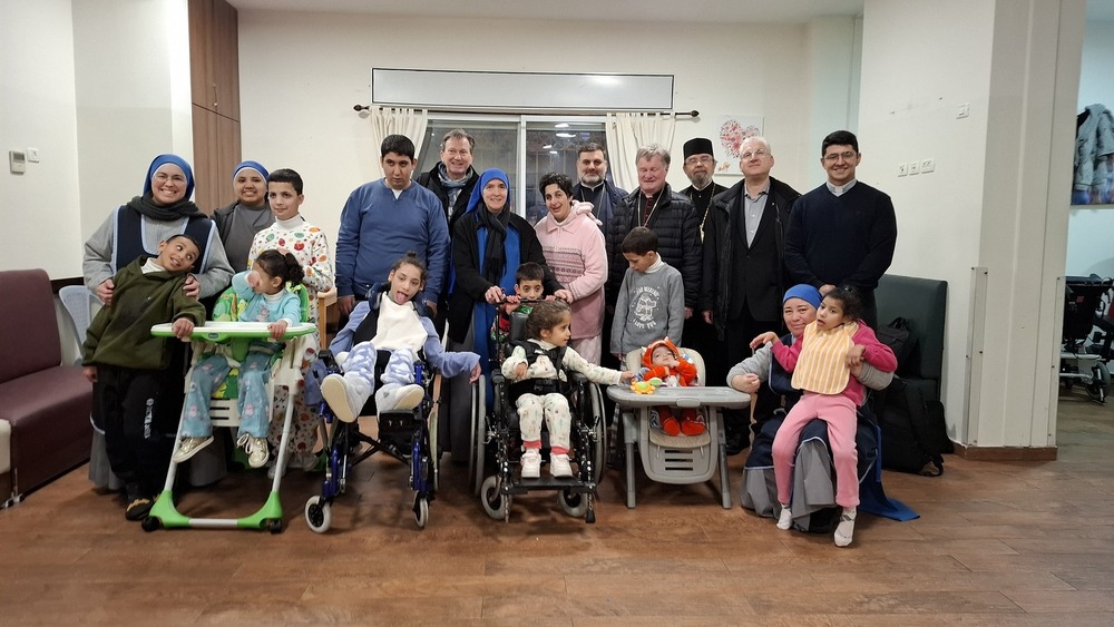 Besuch im Hogar Ninos Dios (Heim der Kinder Gottes) in Betlehem