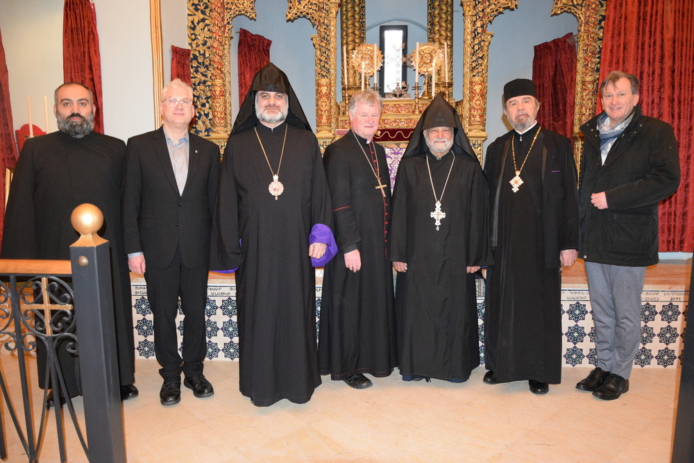 In der armenischen Kapelle auf dem Dach der Geburtskirche in Betlehem